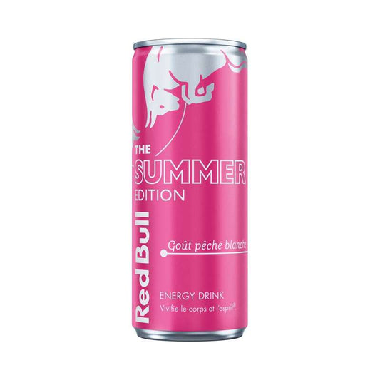 Red Bull Summer Edition – Goût Pêche Blanche (25 cl)