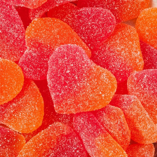 Dulceplus Cœur de Pêche Sucré Halal – Bonbons Gélifiés Fruités